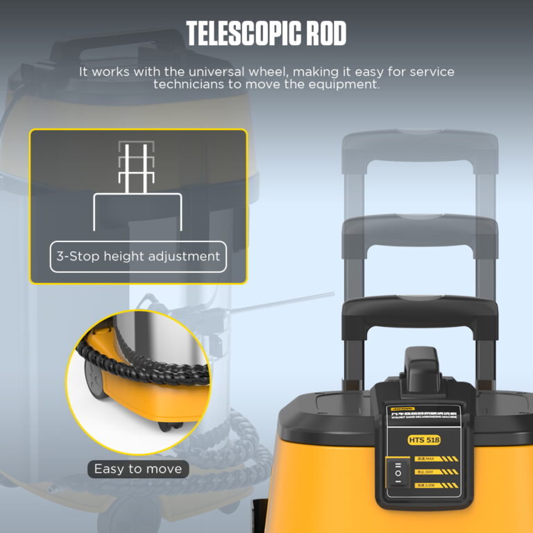 AUTOOL HTS518 Car Engine Carbon Deposition Cleaner Intake Pipe Valve Cleaning Machine Decarbonizing Auto Decarbon Wash