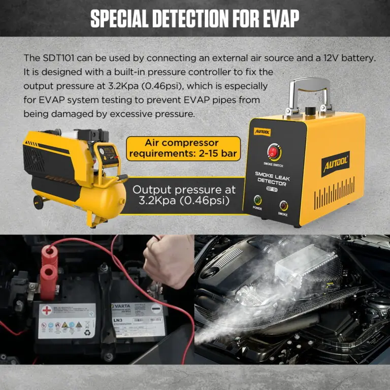 Auto Smoke Leak Detector For EVAP System-AUTOOL SDT101