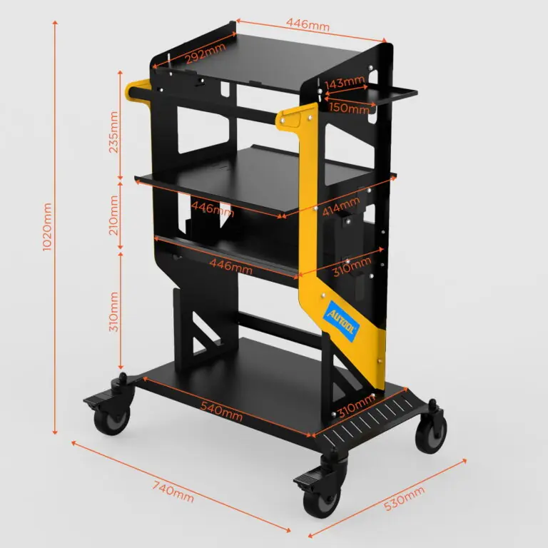AUTOOL T22 3X Tier Rolling Tool Tiered Storage Cart