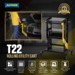 AUTOOL T22 3X Tier Rolling Tool Tiered Storage Cart