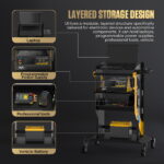 AUTOOL T22 3X Tier Rolling Tool Tiered Storage Cart