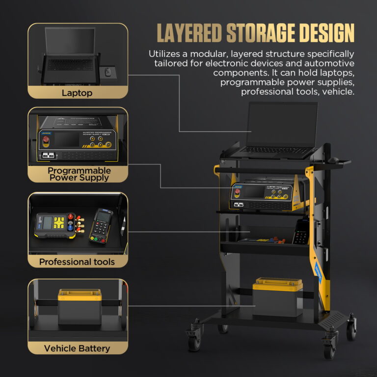 AUTOOL T22 3X Tier Rolling Tool Tiered Storage Cart