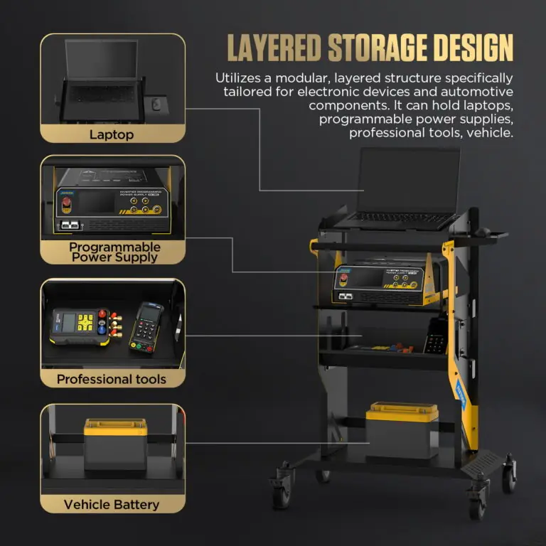 AUTOOL T22 3X Tier Rolling Tool Tiered Storage Cart