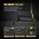 AUTOOL T22 3X Tier Rolling Tool Tiered Storage Cart