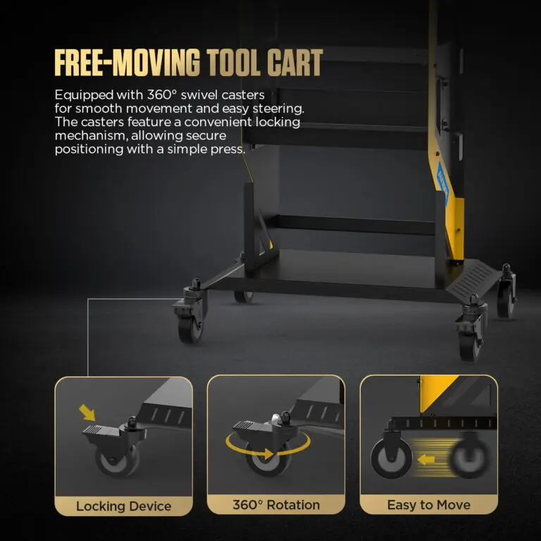 AUTOOL T22 3X Tier Rolling Tool Tiered Storage Cart