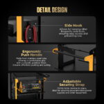 AUTOOL T22 3X Tier Rolling Tool Tiered Storage Cart