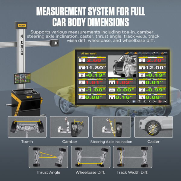 AUTOOL XC505 3D Wheel Aligner Machine Tire Alignment