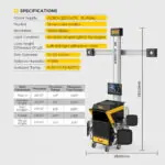 AUTOOL XC505 3D Wheel Aligner Machine Tire Alignment