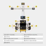 AUTOOL XC505 3D Wheel Aligner Machine Tire Alignment