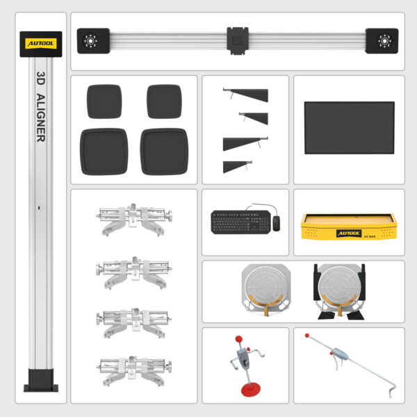 AUTOOL XC503 Export Mode car 3D Wheel Alignment Machine Equipment Wheel Aligner