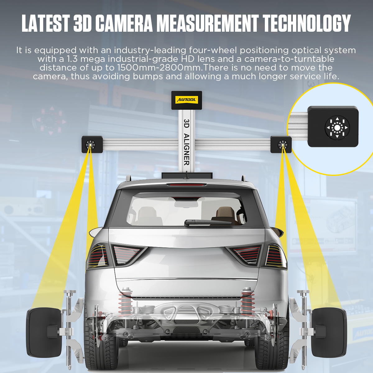 AUTOOL XC503 latest 3D camera measurement technology image