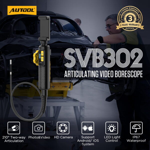 AUTOOL SVB302 Endoscope Camera