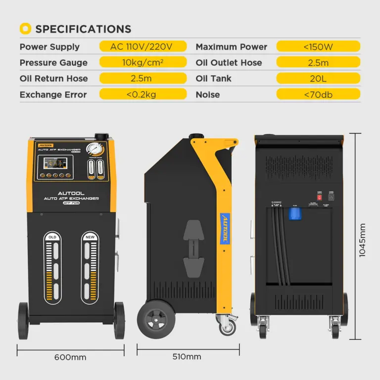 AUTOOL ATF705 Fully Automatic Transmission Fluid Exchanger
