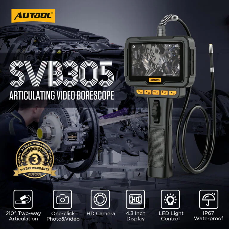 AUTOOL SVB305 雙向鉸接式內視鏡