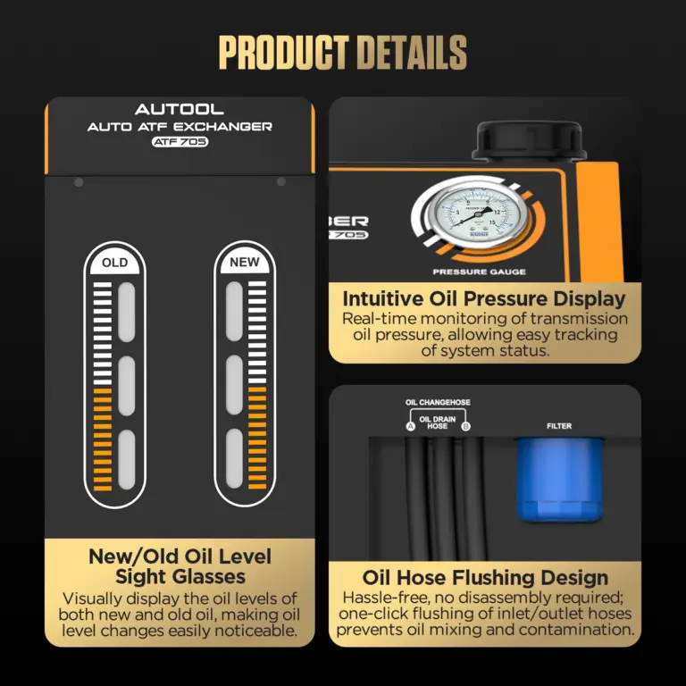 AUTOOL ATF705 Fully Automatic Transmission Fluid Exchanger