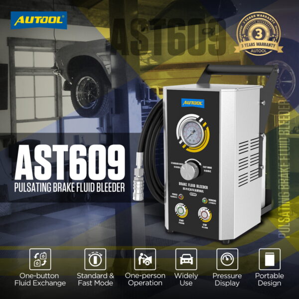 AUTOOL AST609 Pulsating Brake Fluid Change