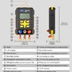AUTOOL LM150 Digital Manifold Gauges Digital