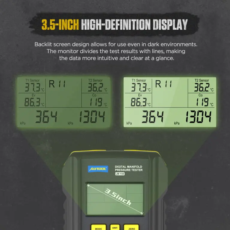 AUTOOL LM150 Digital Manifold Gauges Digital