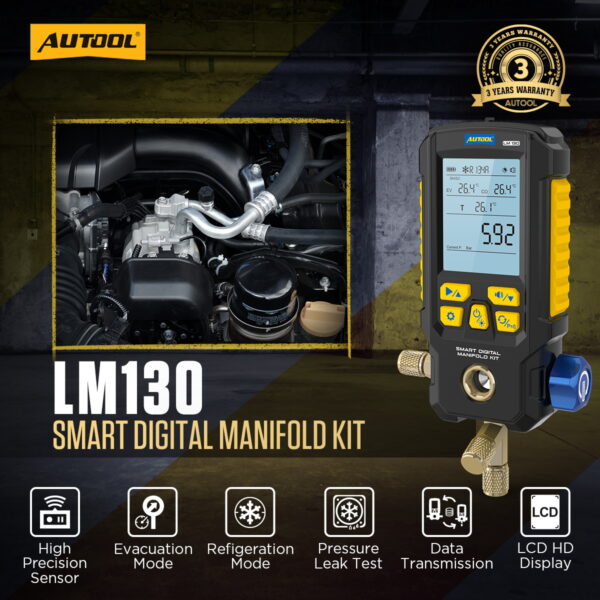 AUTOOL Refrigerant Gauges