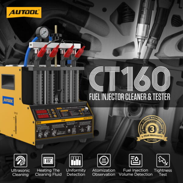AUTOOL CT500 GDI EFI FSI Fuel Injector Cleaner and Tester