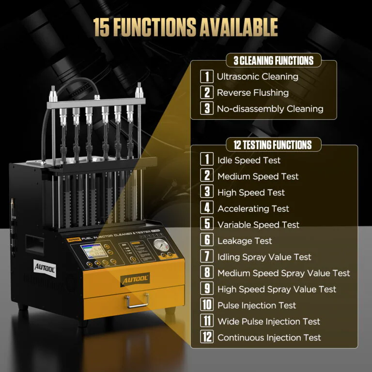 AUTOOL Очиститель и тестер форсунок CT500 GDI EFI и FSI
