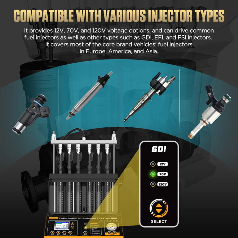 AUTOOL Очиститель и тестер форсунок CT500 GDI EFI и FSI
