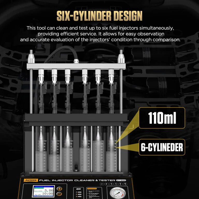 AUTOOL Очиститель и тестер форсунок CT500 GDI EFI и FSI