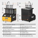 AUTOOL CT500 GDI/EFI/FSI Fuel Injector Cleaning Machine & Tester with Pulse Tests
