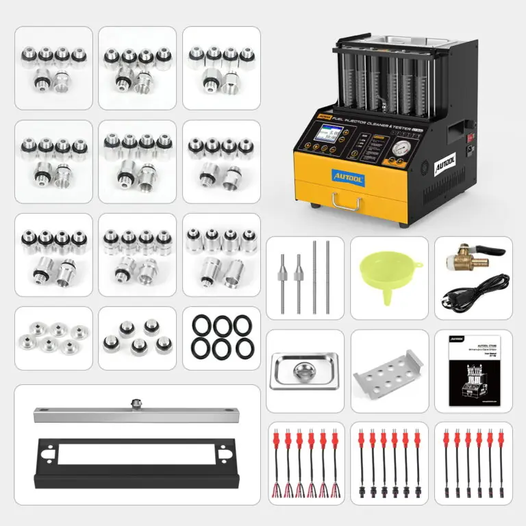 AUTOOL CT500 GDI/EFI/FSI Fuel Injector Cleaning Machine & Tester with Pulse Tests