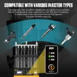 AUTOOL CT500 GDI/EFI/FSI Fuel Injector Cleaning Machine & Tester with Pulse Tests
