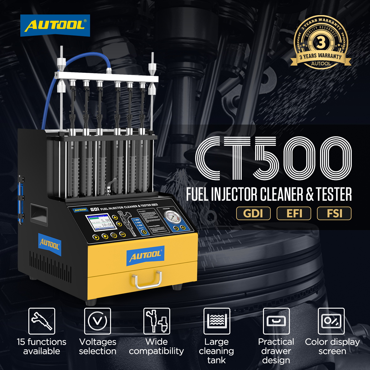 AUTOOL CT500 fuel injector cleaner gift idea