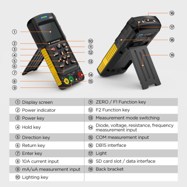 AUTOOL DM303 Digital Multimeter Car Circuit Tester