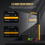 AUTOOL DM303 automotive diagnostic multimeter 2.8-inch color display settings
