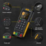 AUTOOL DM303 automotive multimeter control and hardware details