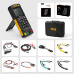 AUTOOL DM303 automotive multimeter package contents and test lead set