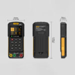 AUTOOL DM303 automotive diagnostic multimeter specifications and dimensions