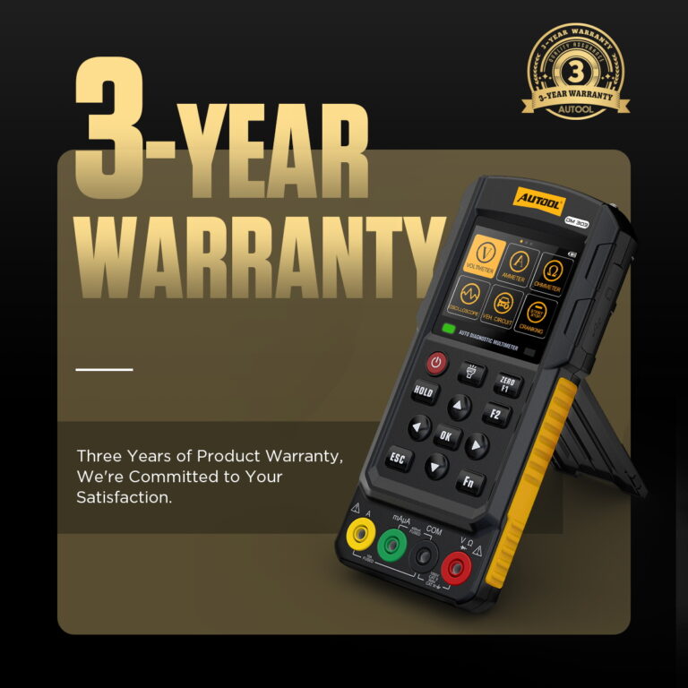 AUTOOL DM303 automotive diagnostic multimeter three-year warranty