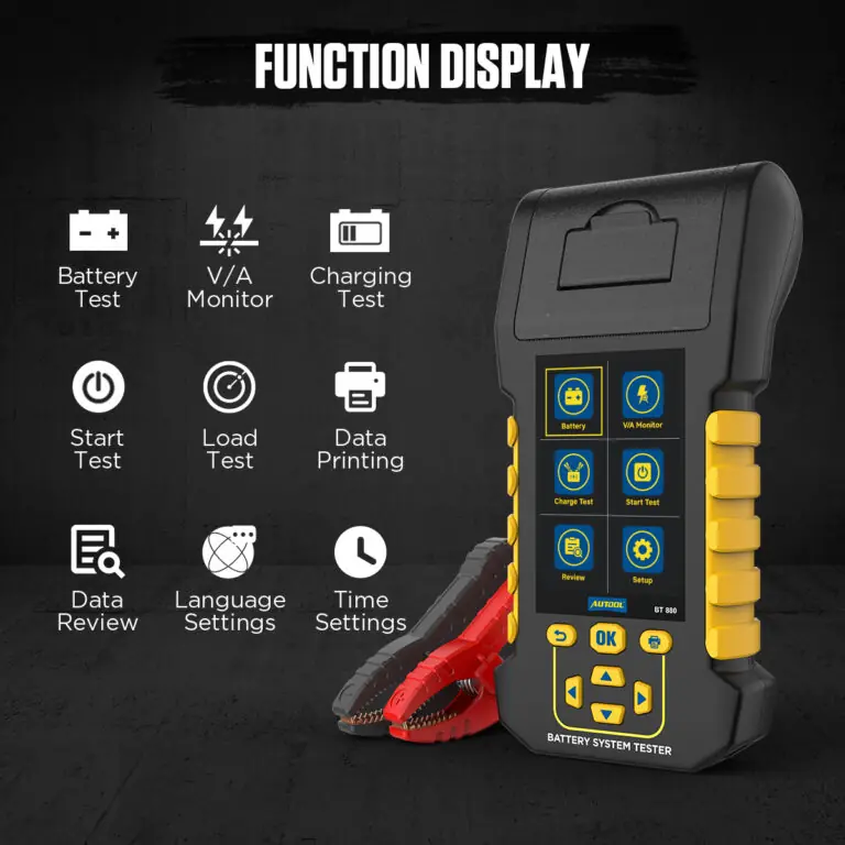 AUTOOL BT880 Load Battery Tester Leakage