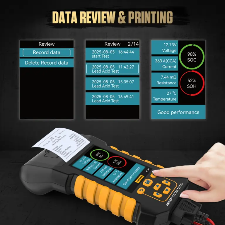 AUTOOL BT880 Load Battery Tester Leakage
