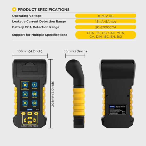 AUTOOL CT450 Ultrasonic Fuel Injector Cleaner