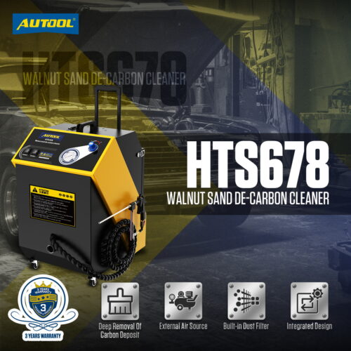 AUTOOL HTS678 Walnut Sand Blaster Cleaner Car Engine Carbon Deposition Cleaning