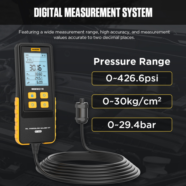 AUTOOL PT620 Engine Oil Pressure Gauge