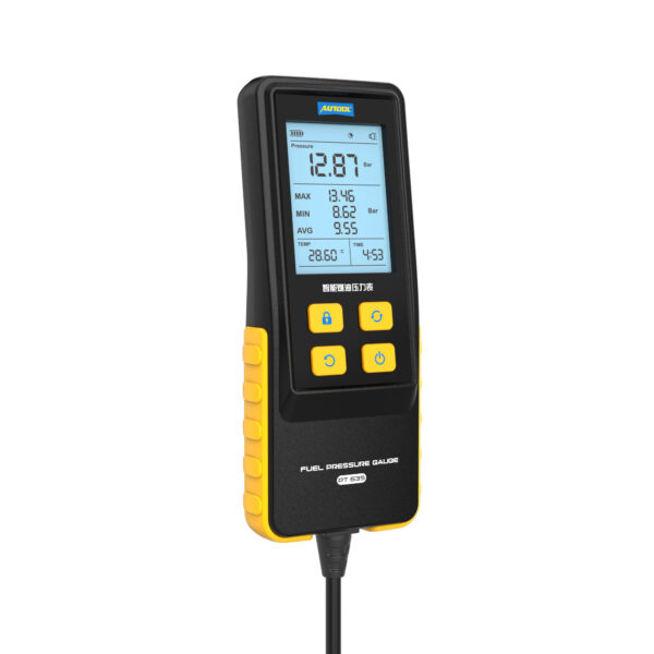 AUTOOL PT635 Fuel Pressure Gauge(Hight-end Version) 0-426 PSI Digital Display Automotive Tool for Motorcycle Car Truck