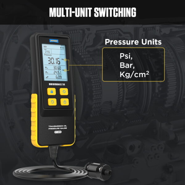 AUTOOL PT650 ATF Exchanger Transmission Oil Pressure Gauge