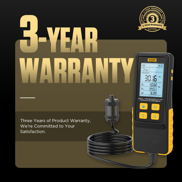 AUTOOL PT650 ATF Exchanger Transmission Oil Pressure Gauge