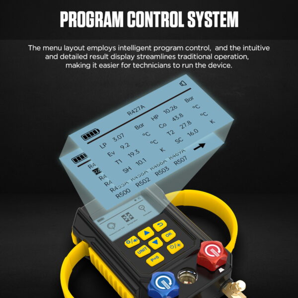 AUTOOL LM160 Refrigerant Leak Detector Digital Manifold Gauges