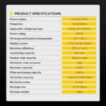 AUTOOL LM708 Fully Automatic Refrigerant Recovery Machine, Built-in Compressor, Scale & Filter, Touch Screen, HVAC Use for R134A & R1234YF