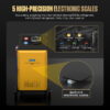 AUTOOL LM708 Fully Automatic Refrigerant Recovery Machine, Built-in Compressor, Scale & Filter, Touch Screen, HVAC Use for R134A & R1234YF