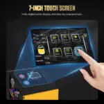 AUTOOL LM708 Fully Automatic Refrigerant Recovery Machine, Built-in Compressor, Scale & Filter, Touch Screen, HVAC Use for R134A & R1234YF