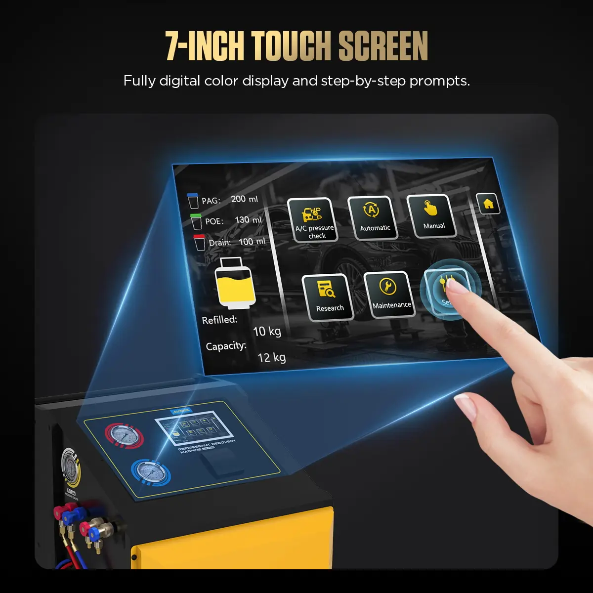 AUTOOL LM708 7 inch touch screen image